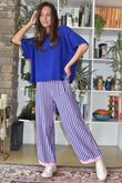 Sunday Morning Demi Bloom Pant Sweetpea / Navy